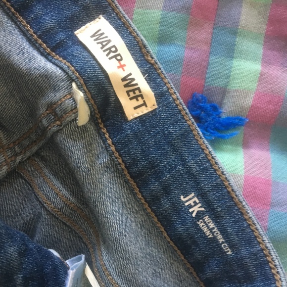 Warp and Weft 16X29 Skinny Jeans NWOT - Picture 5 of 6